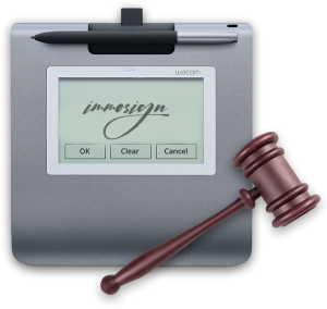 Tablette de signature ImmoSign et aspect légal